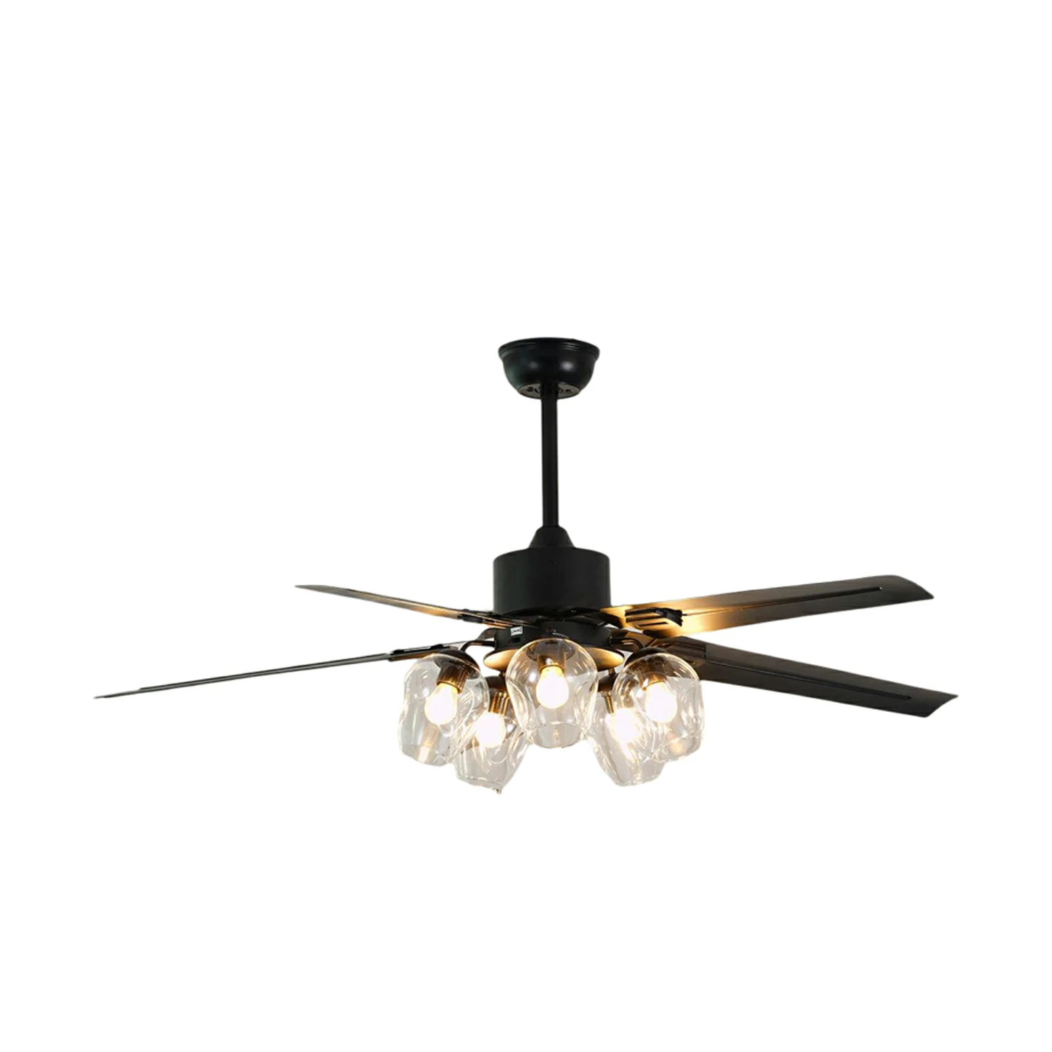 Black Vintage Ceiling Fan Light