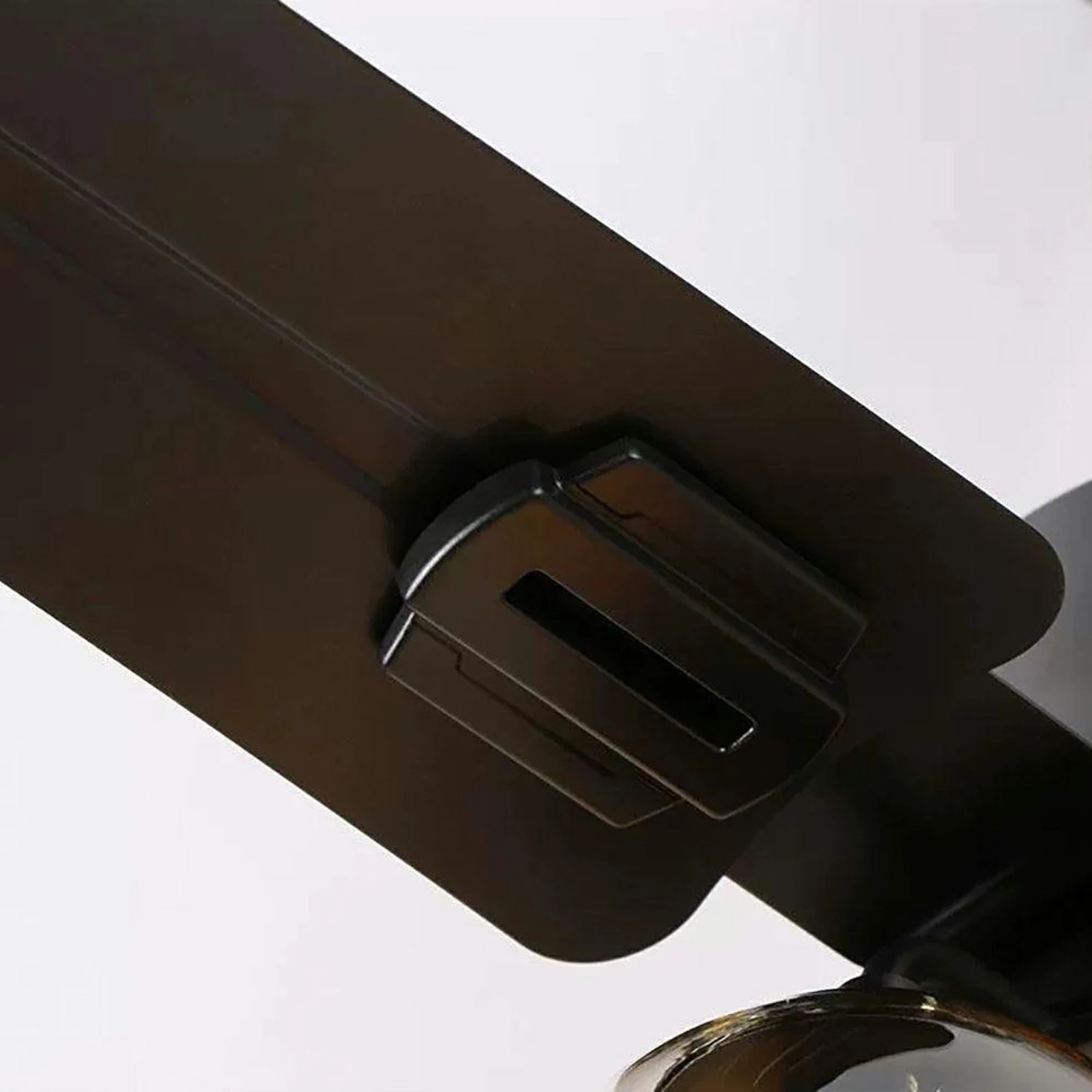 Black Vintage Ceiling Fan Light - Image 12