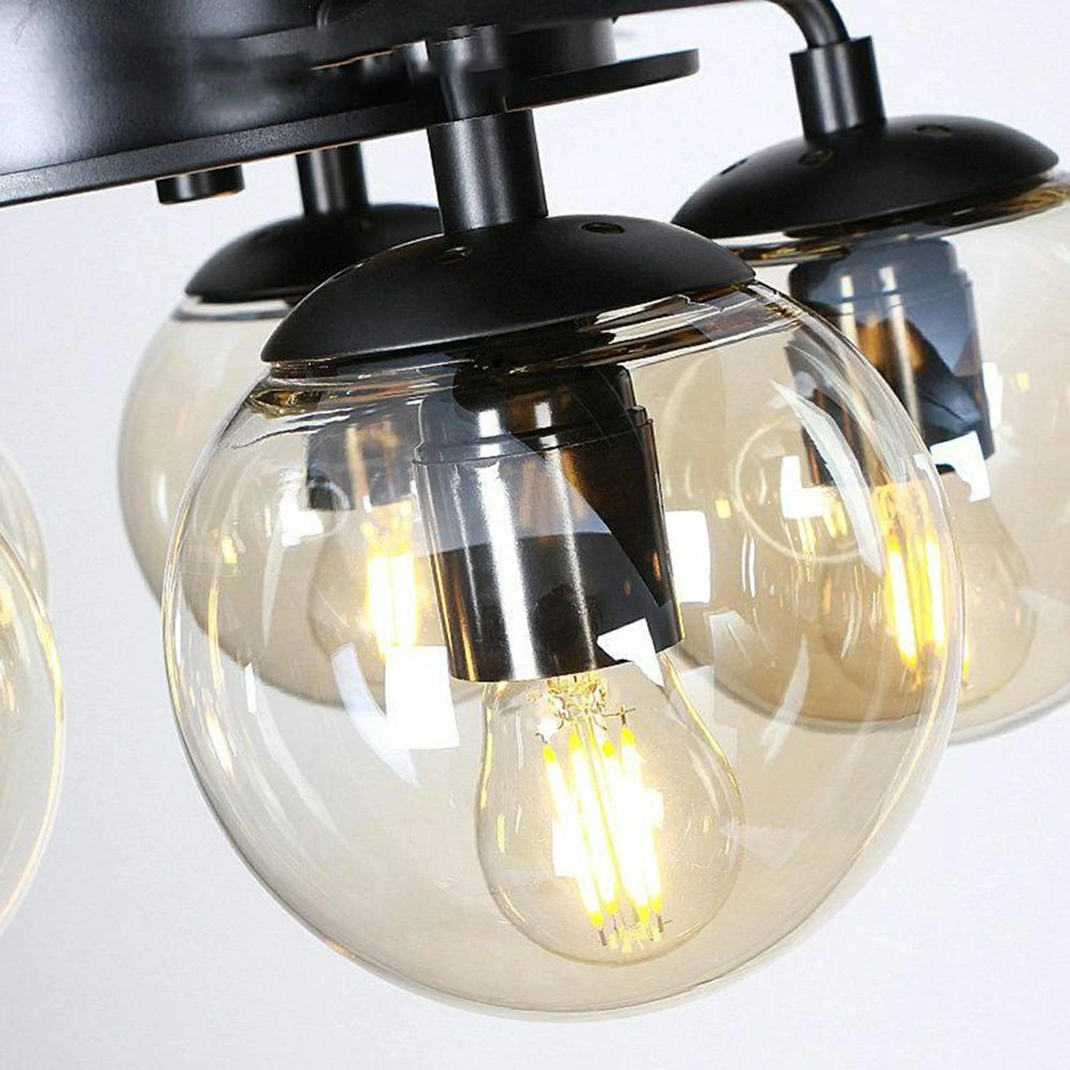 Black Vintage Ceiling Fan Light - Image 14