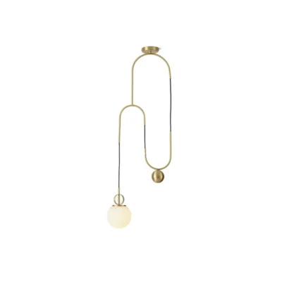 Glass Ball Pendant Lamp