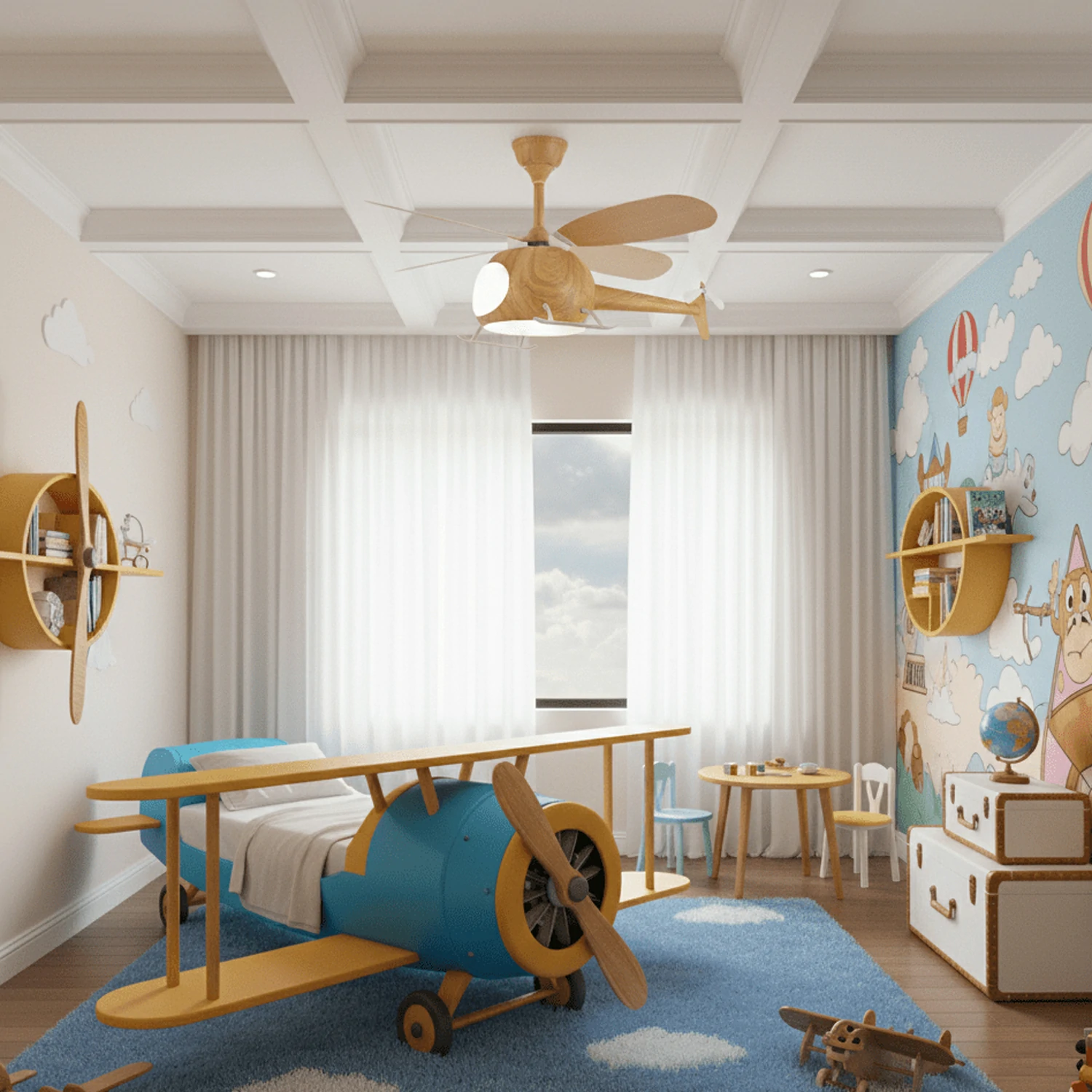 Heli Breeze Kids Ceiling Fan Light - Image 2