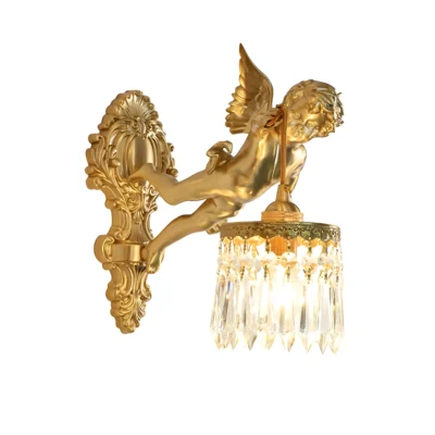 Angel Crystal Wall Light