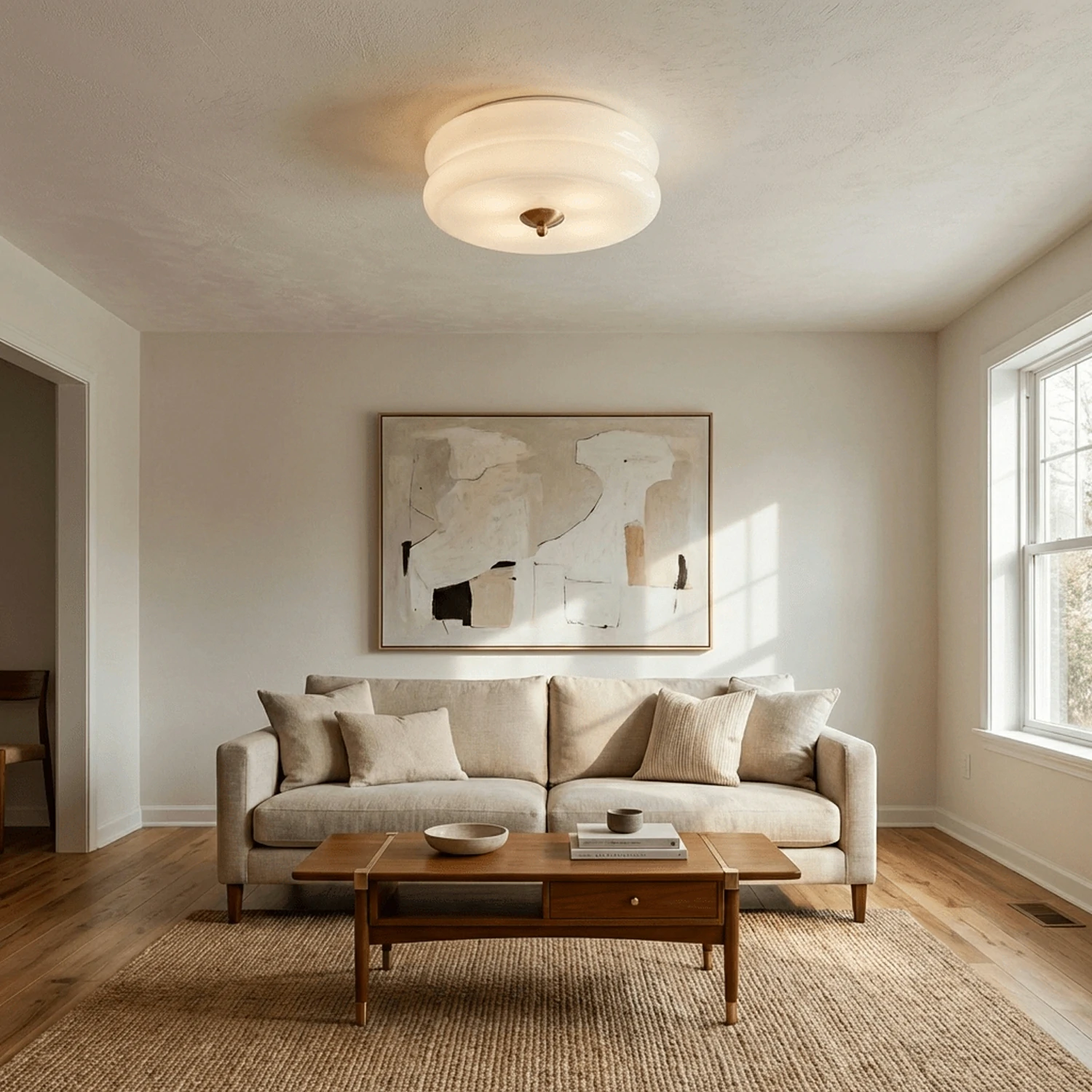 Art Deco Vintage Ceiling Light - Image 6