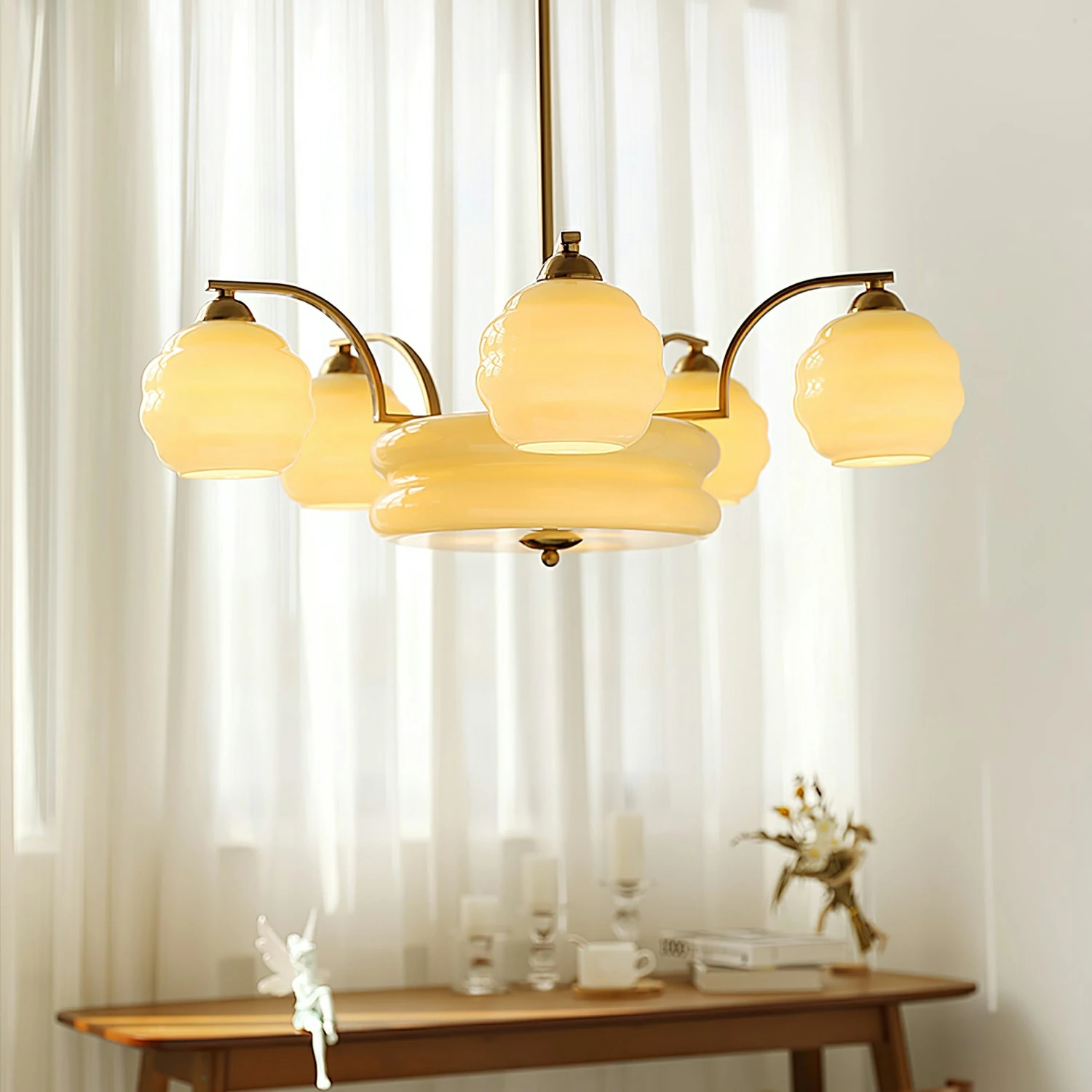 Art Deco Vintage Chandelier - Image 3
