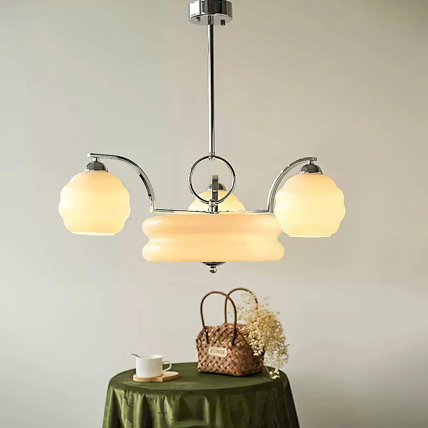 Art Deco Vintage Chandelier - Image 5