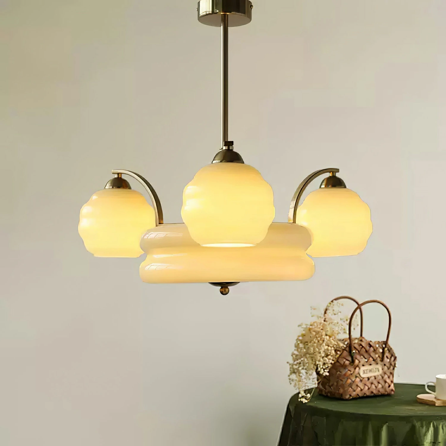Art Deco Vintage Chandelier - Image 6