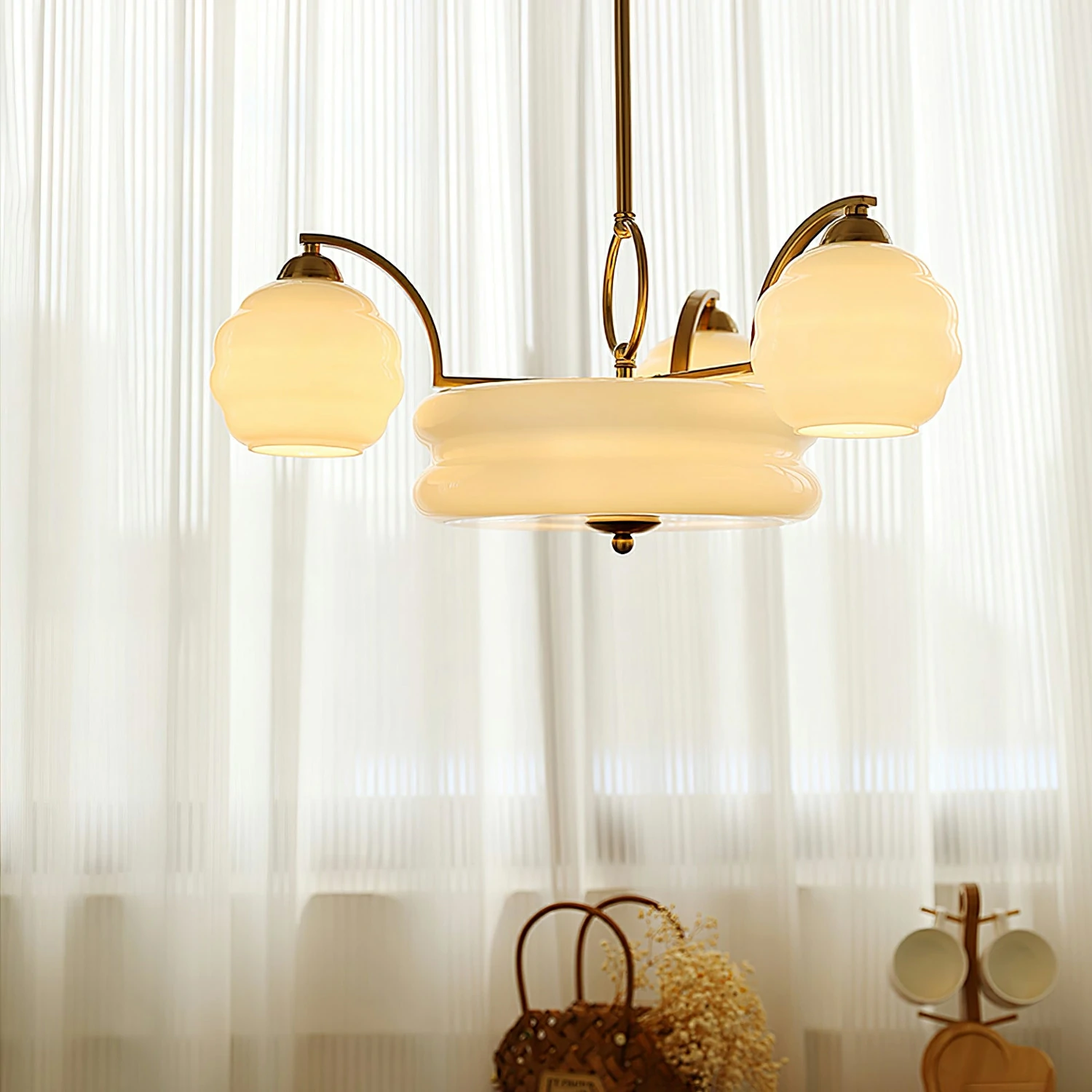 Art Deco Vintage Chandelier - Image 4