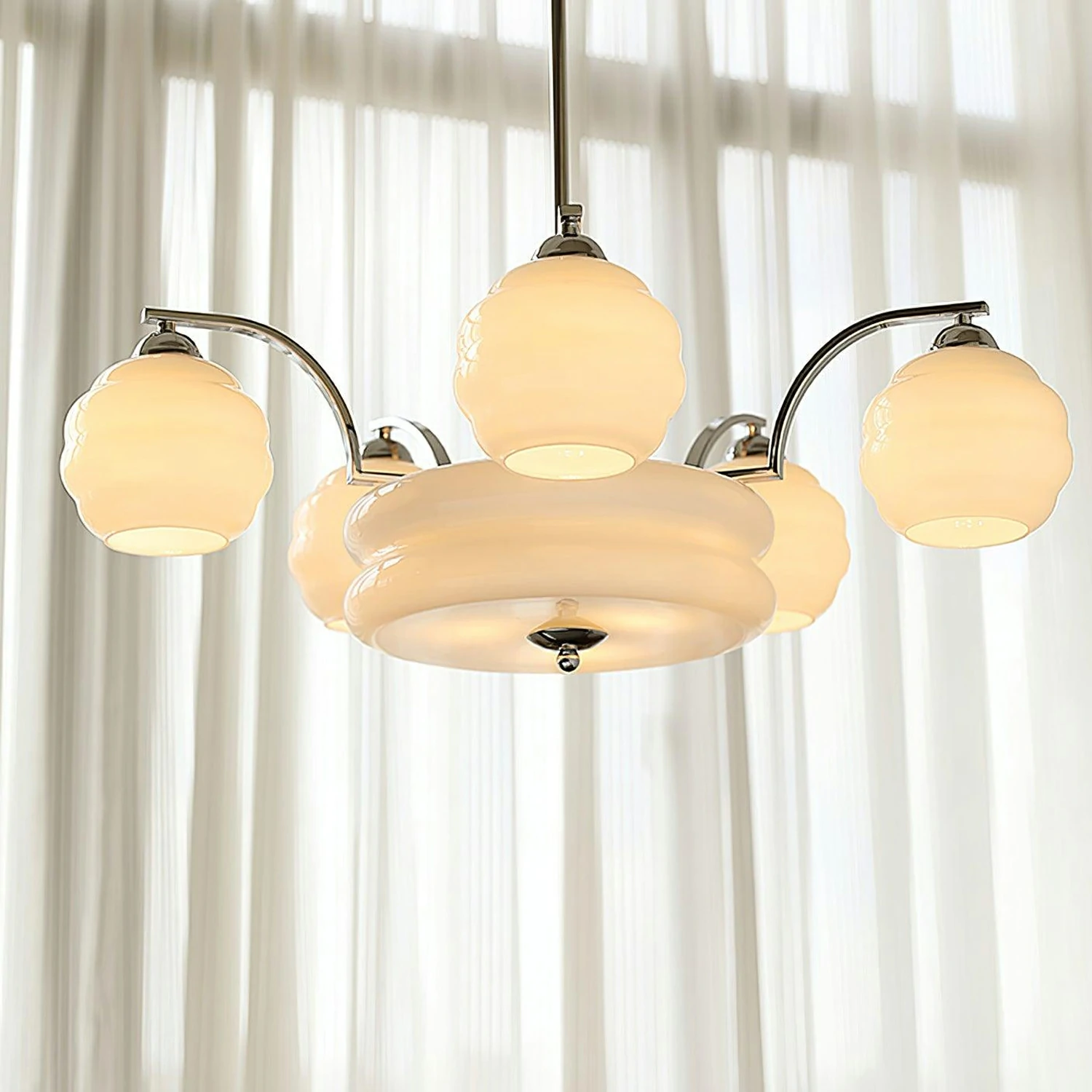 Art Deco Vintage Chandelier - Image 10