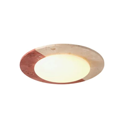 Celestial Travertine Ceiling Lamp