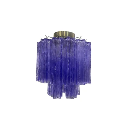 Fiora Pink Glass Ceiling Lamp