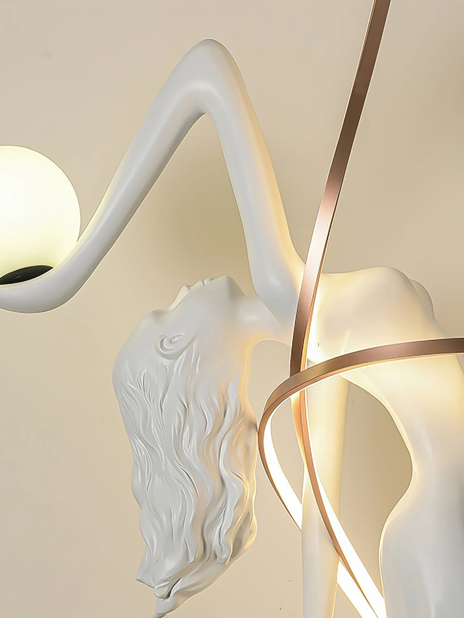 Misha Goddess Statue Floor Lamp - Image 24