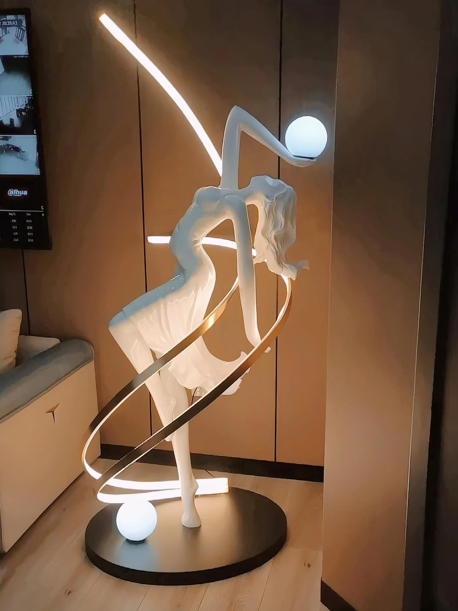 Misha Goddess Statue Floor Lamp - Image 19