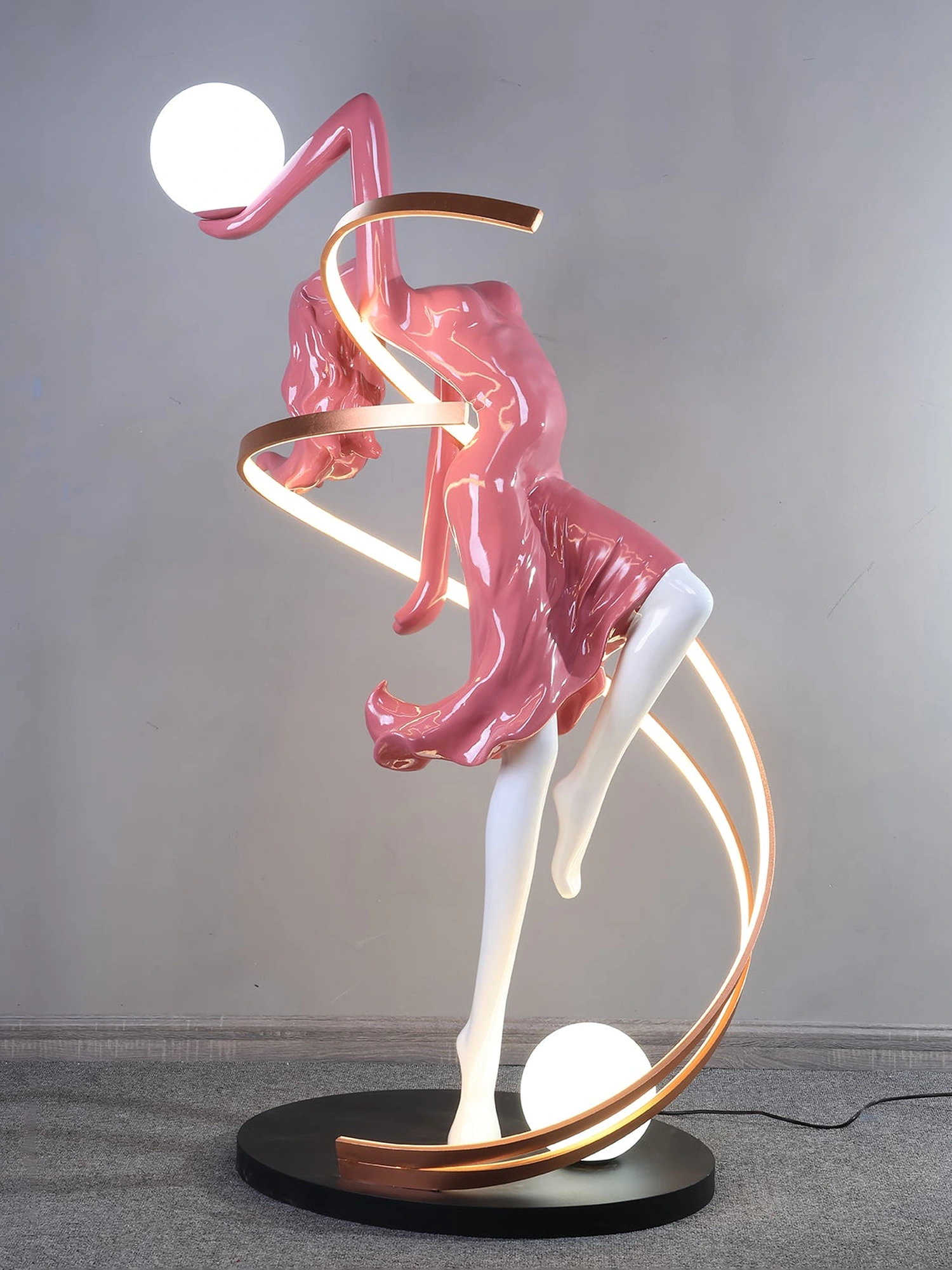 Misha Goddess Statue Floor Lamp - Image 22