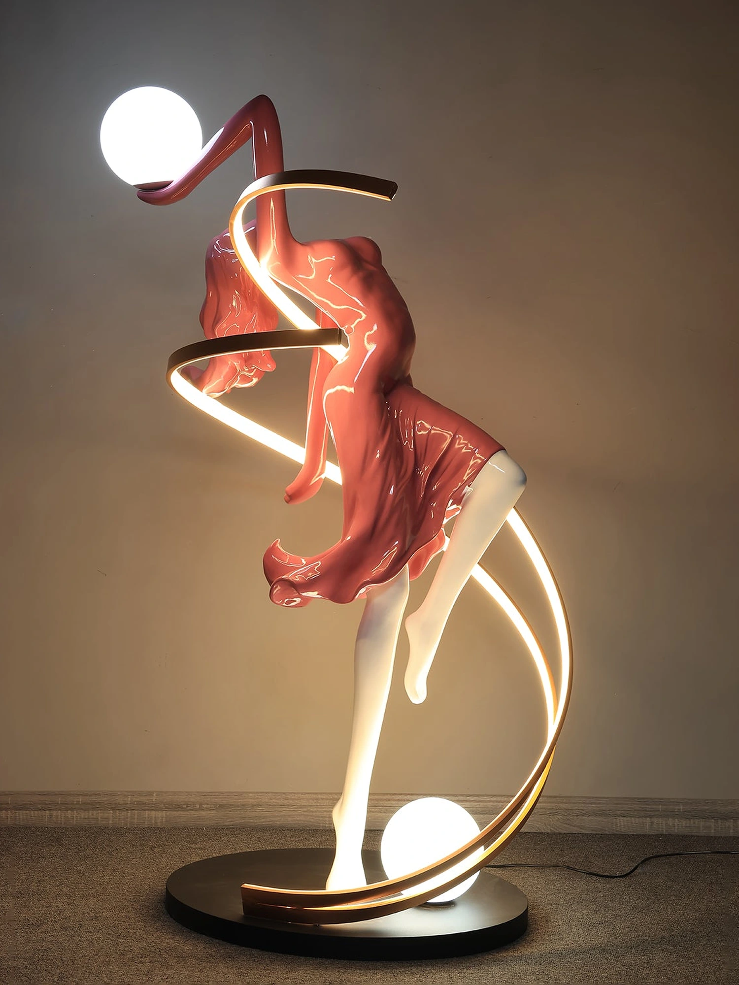 Misha Goddess Statue Floor Lamp - Image 23