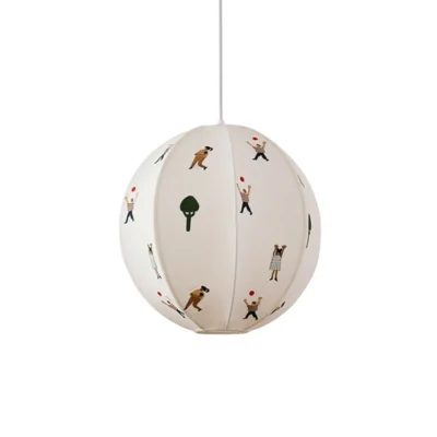 Park Embroidered Textile Pendant Lamp