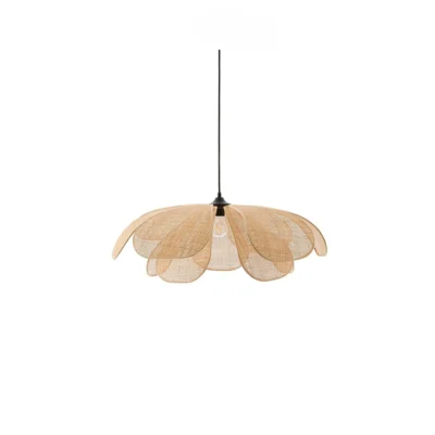 Rattan Petal Pendant Lamp