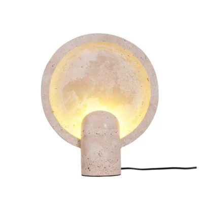 Travertine Table Lamp