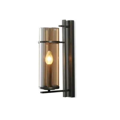 Tube Barrel Copper Wall Lamp