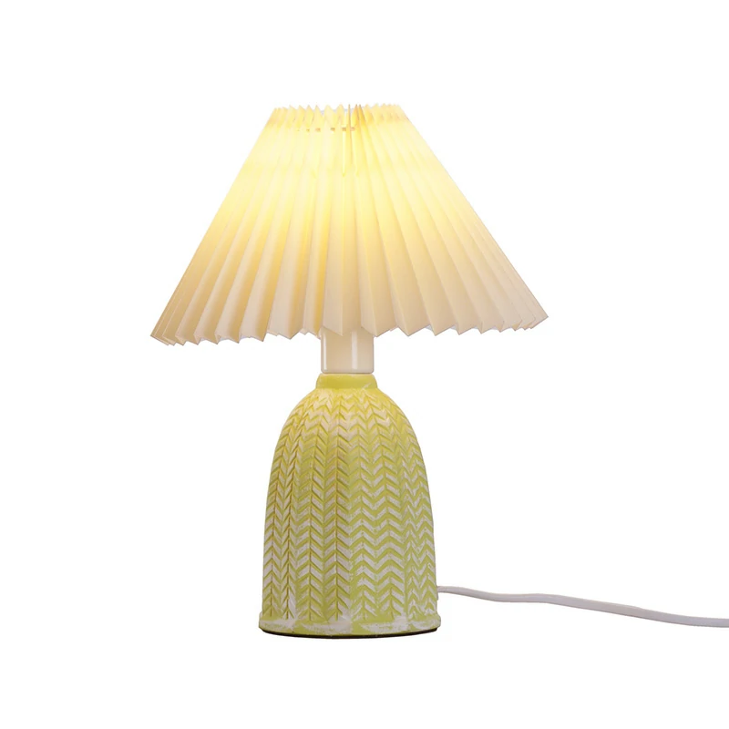 Vintage Pleated Table Lamp - Image 8