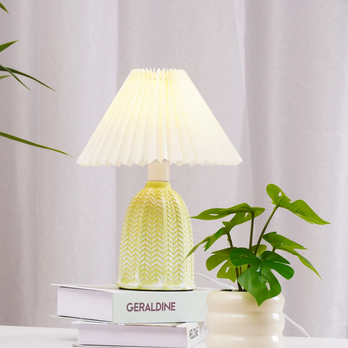 Vintage Pleated Table Lamp - Image 3