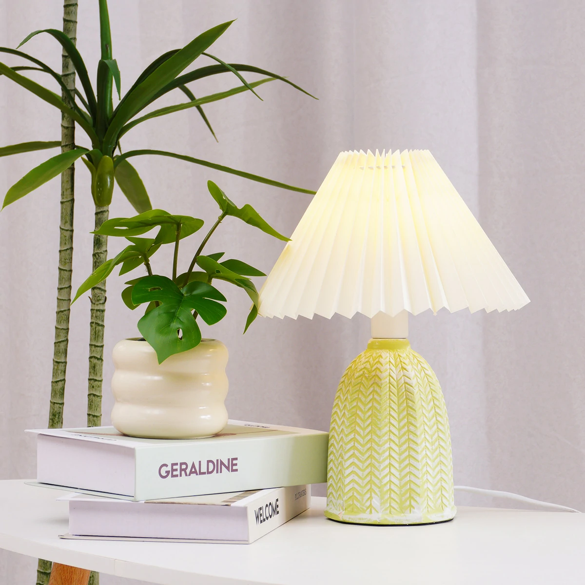 Vintage Pleated Table Lamp - Image 2