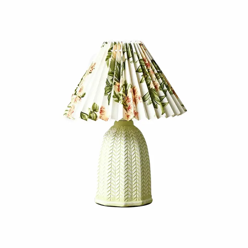 Vintage Pleated Table Lamp - Image 9