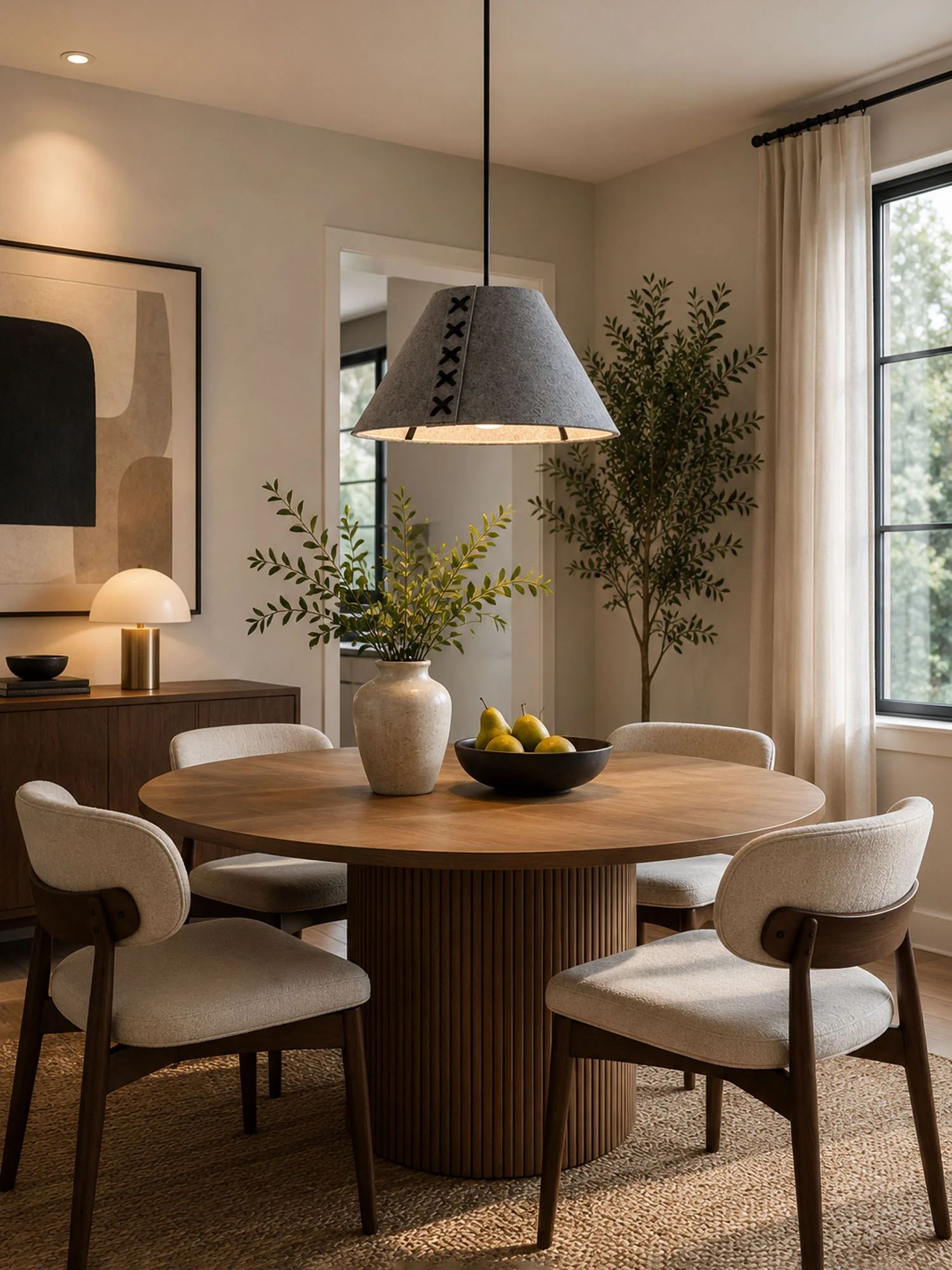 Acoustic Felt Pendant Light