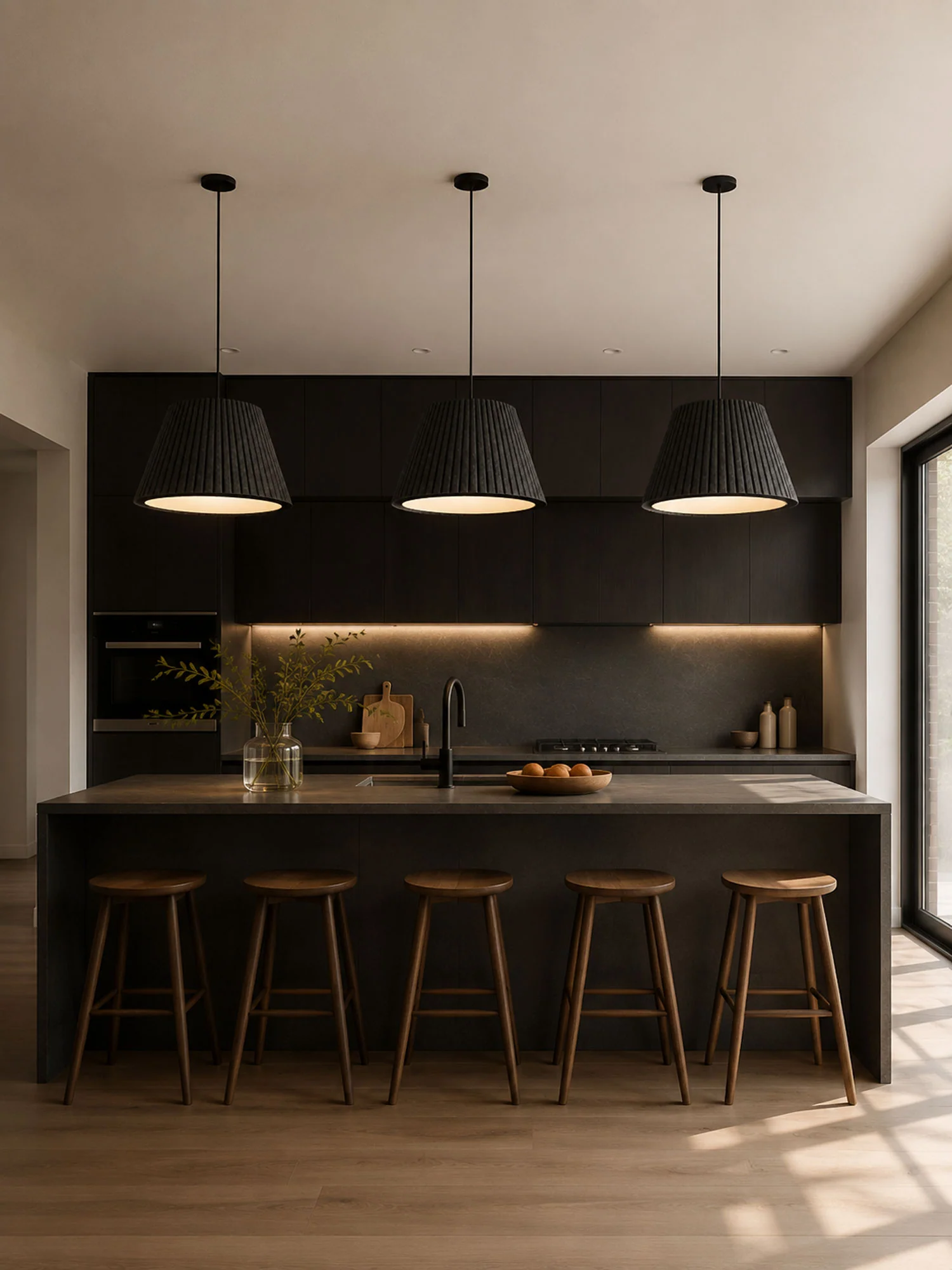 Trapezoid Acoustic Pendant Lamp