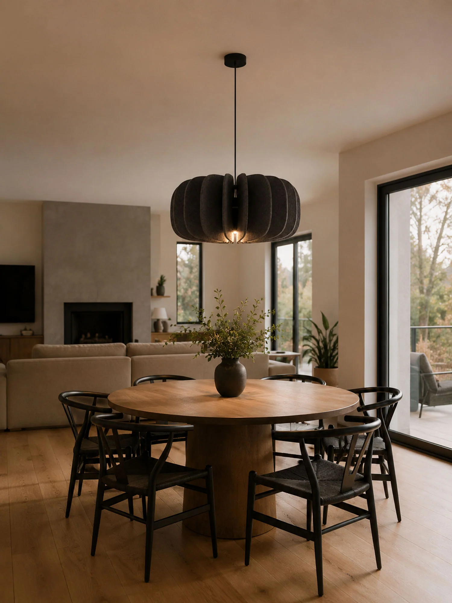 Acoustic Layered Pendant Lamp