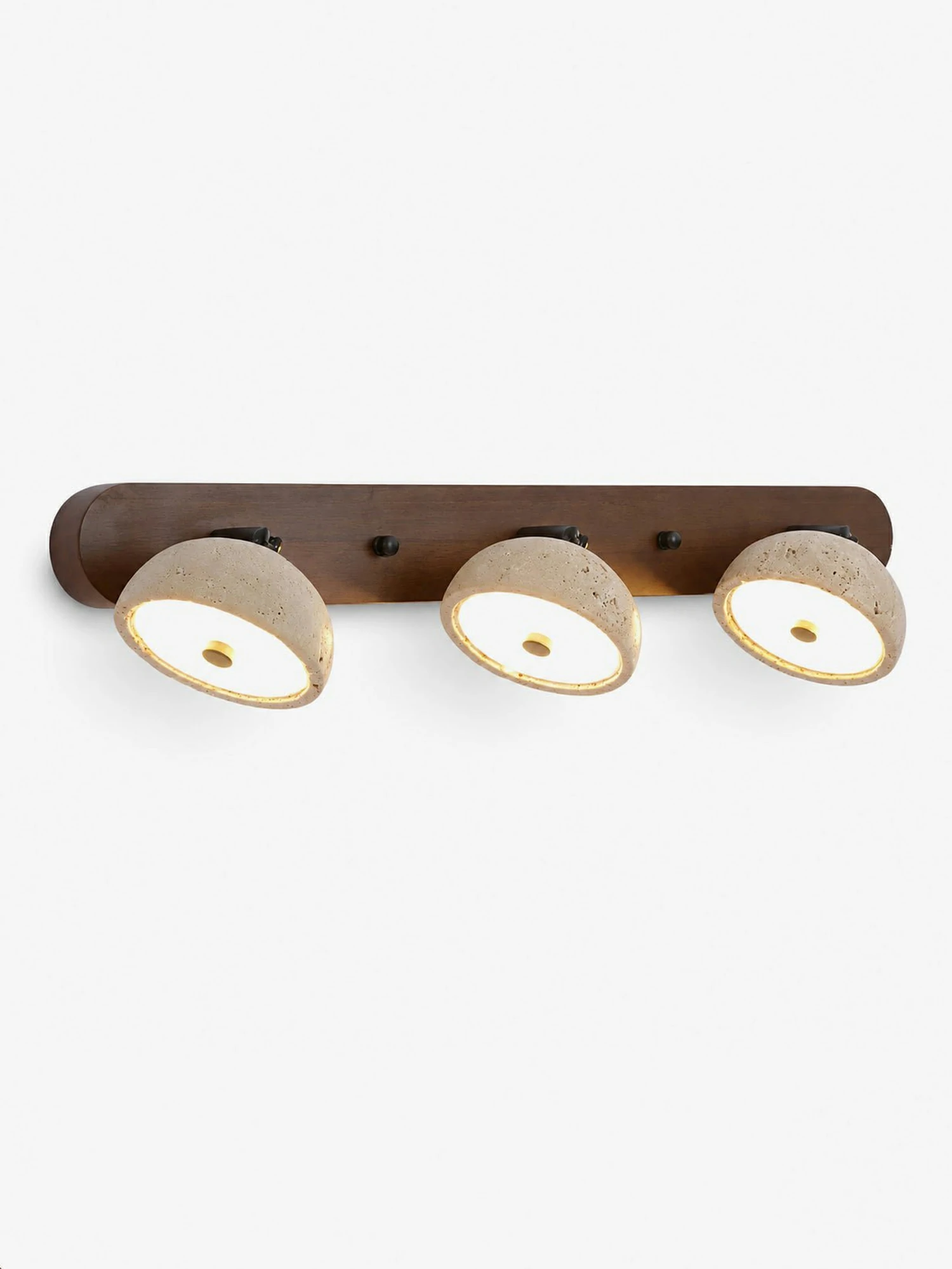 Adjustable Travertine Dome Vanity Light - Image 10