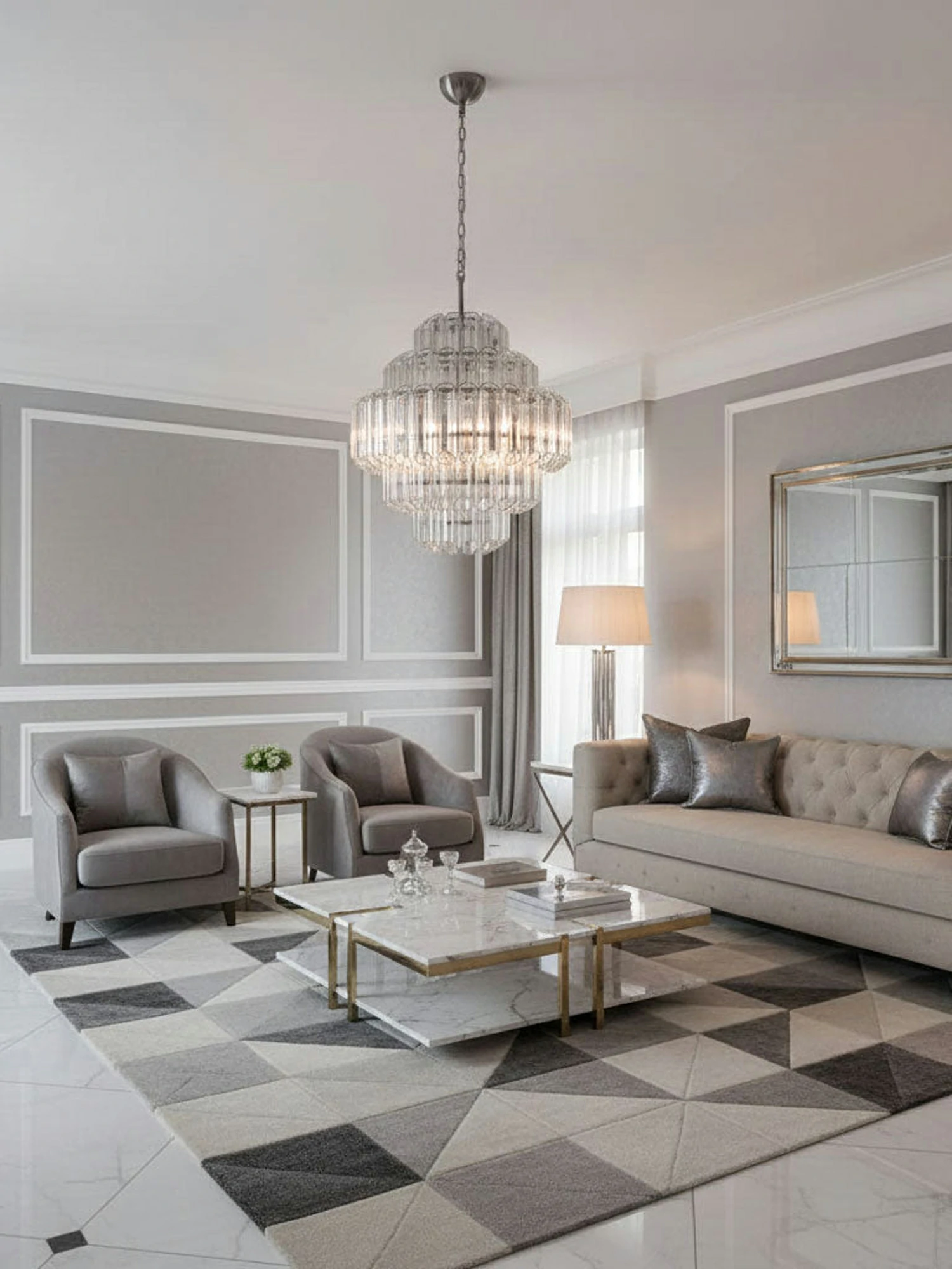 Aurum Cascade Chandelier - Image 6
