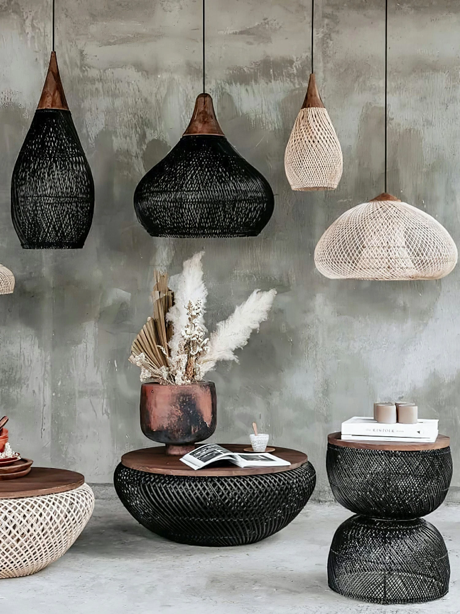 Braided Rattan Pendant Lamp - Image 26