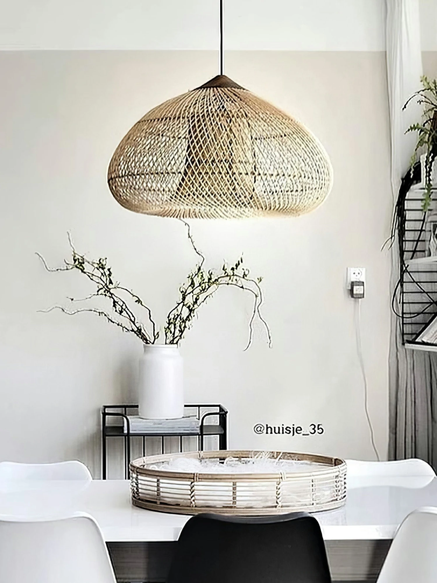 Braided Rattan Pendant Lamp - Image 24