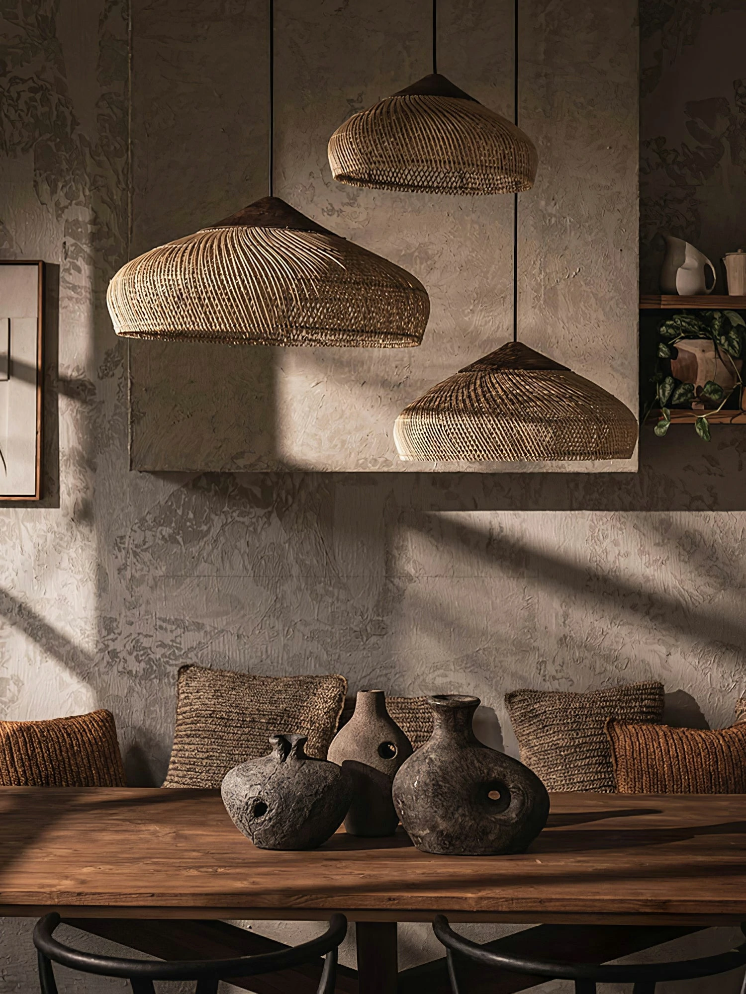Braided Rattan Pendant Lamp - Image 13