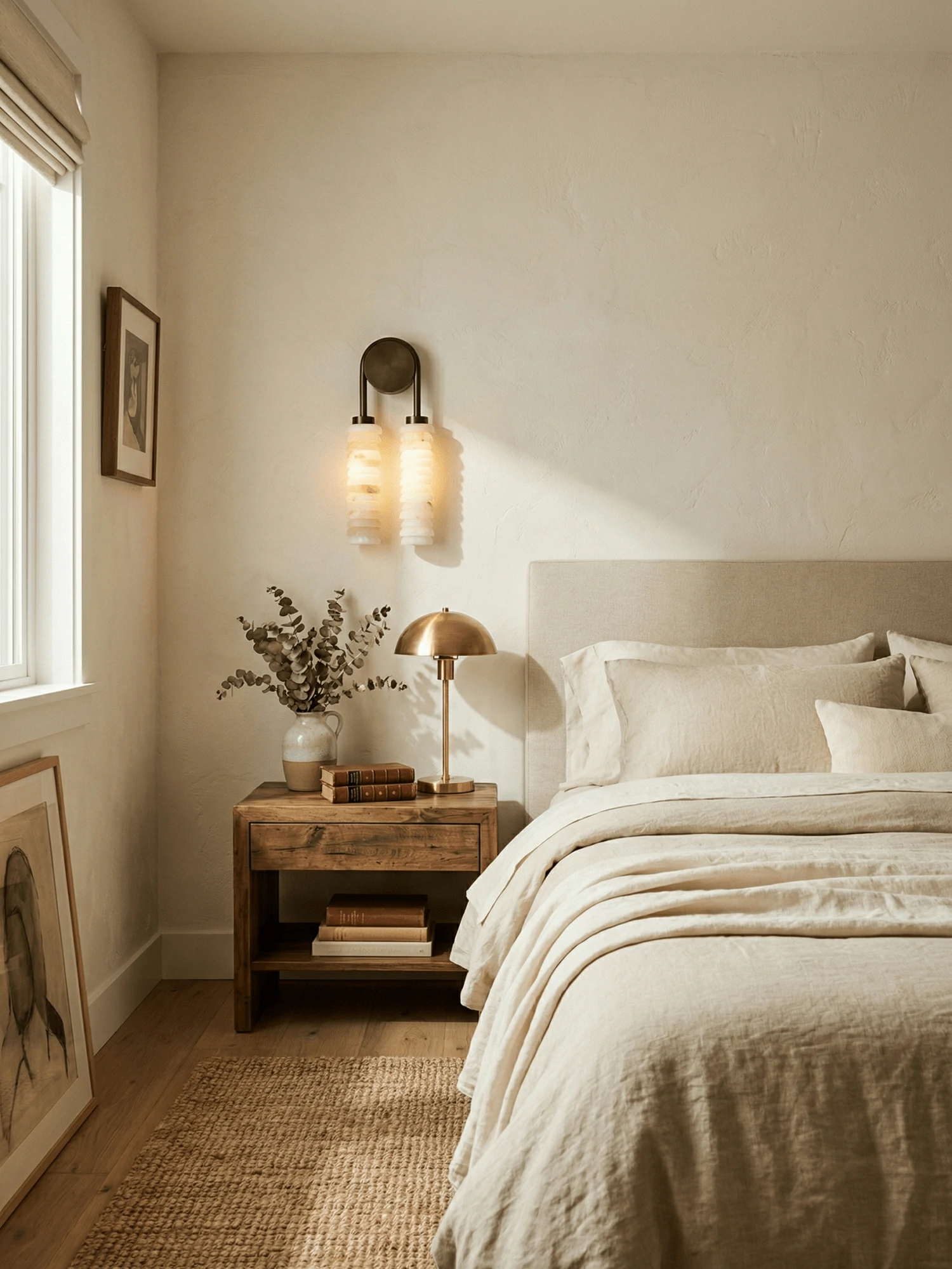 Calla Ribbed Alabaster Sconce - Image 9