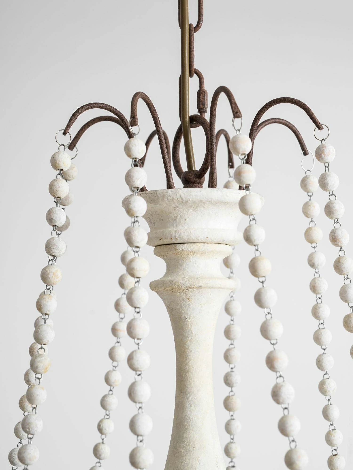 Candle Style Beaded Chandelier - Image 17