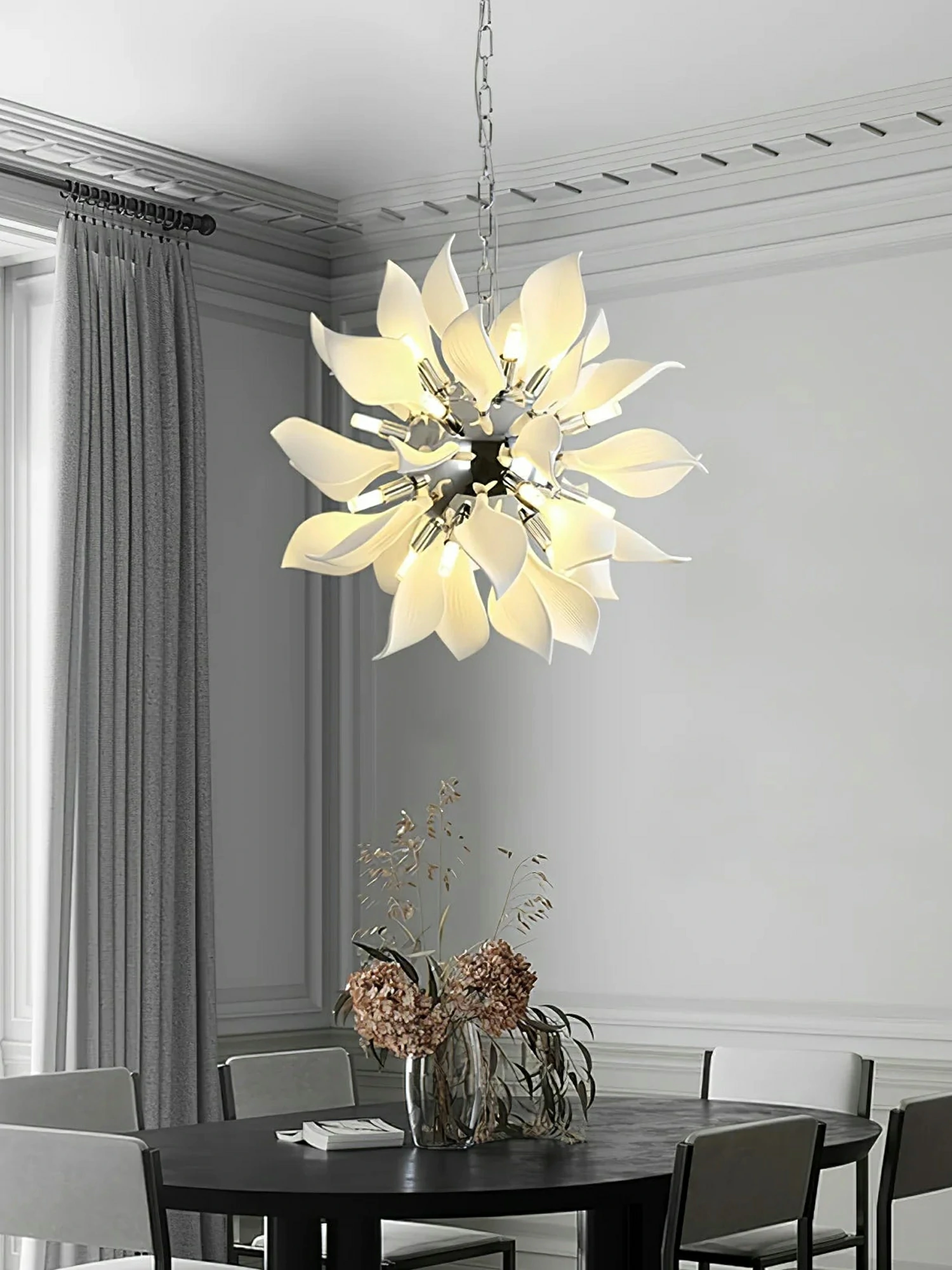 Ceramic Petals Blooming Chandelier - Image 8