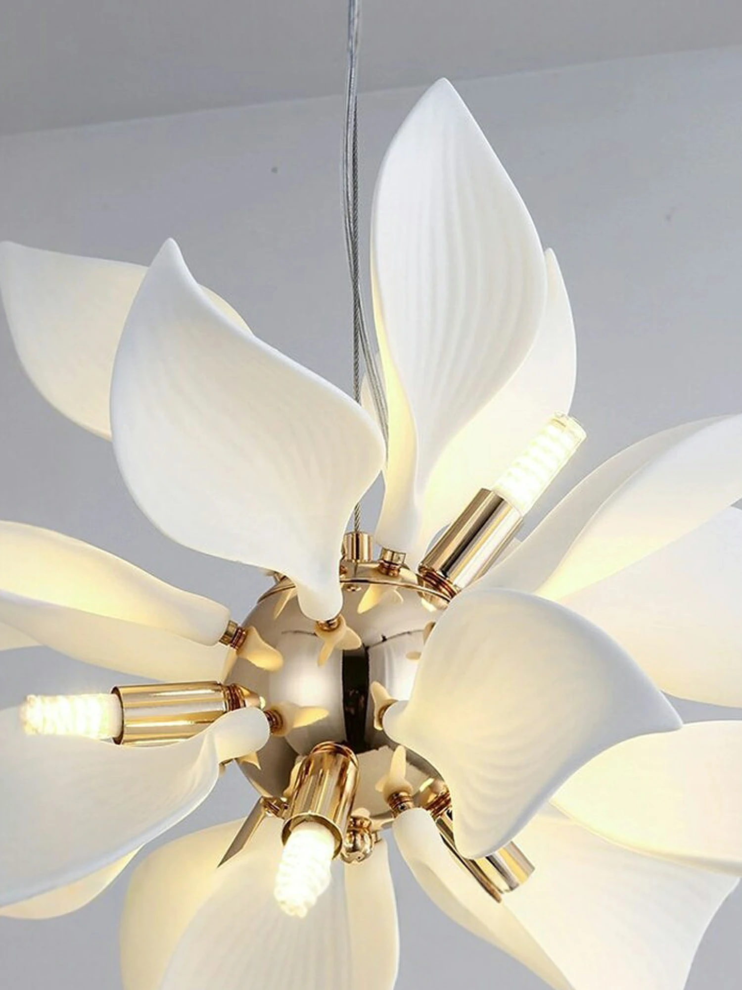 Ceramic Petals Blooming Chandelier - Image 5
