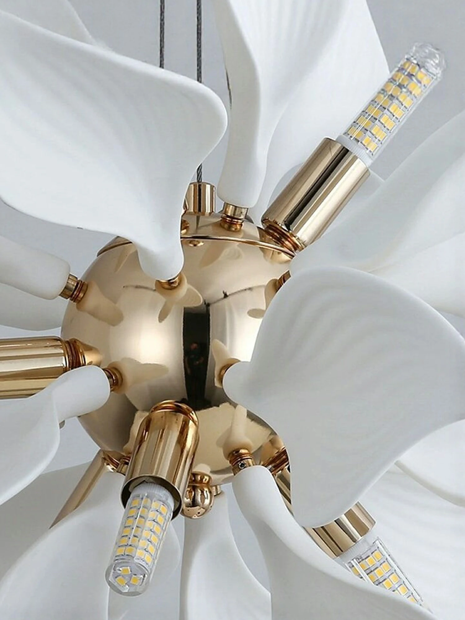 Ceramic Petals Blooming Chandelier - Image 6