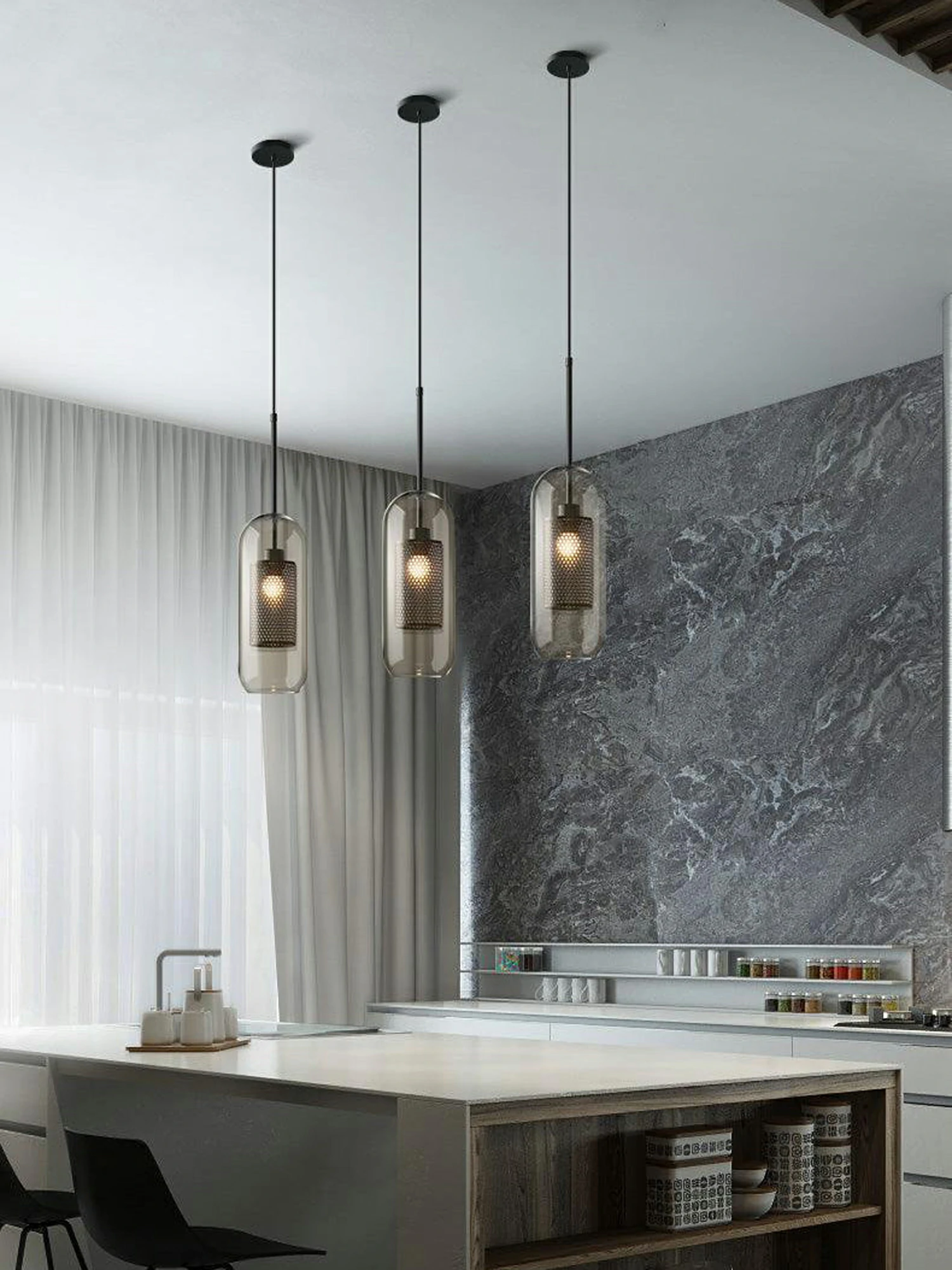 Chiswick Glass Pendant Light - Image 14