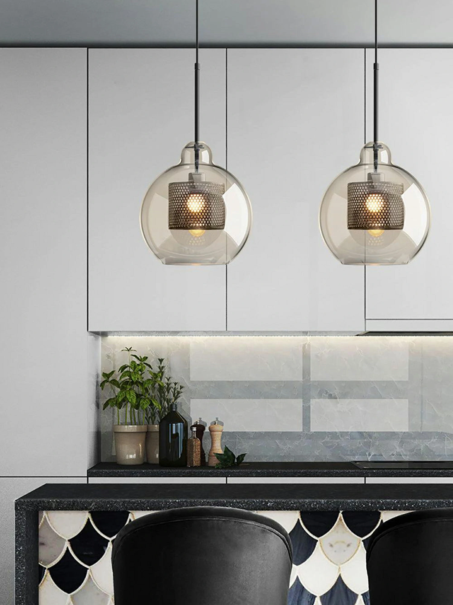 Chiswick Glass Pendant Light - Image 4