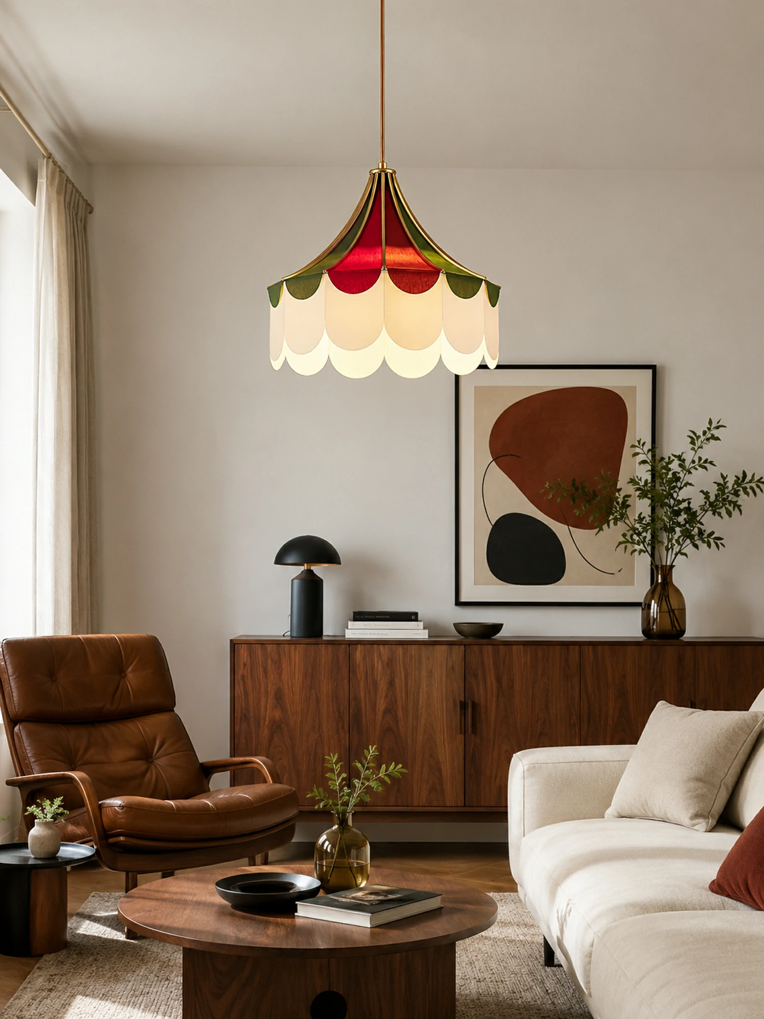 Circus Fabric Pendant Lamp - Image 4