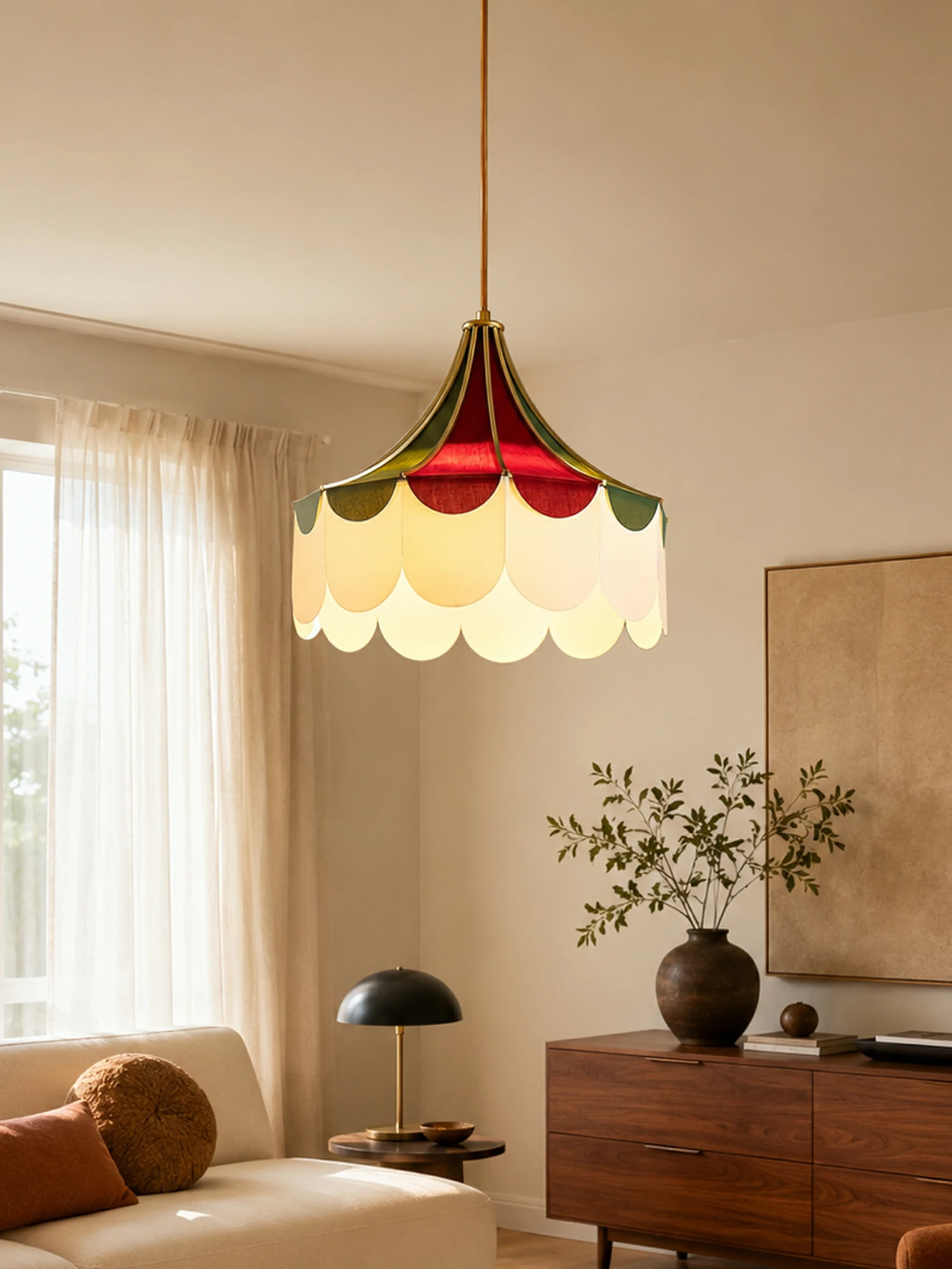 Circus Fabric Pendant Lamp - Image 7