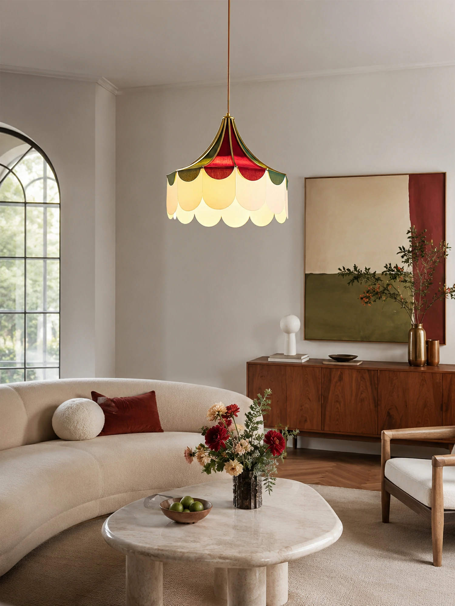 Circus Fabric Pendant Lamp - Image 5