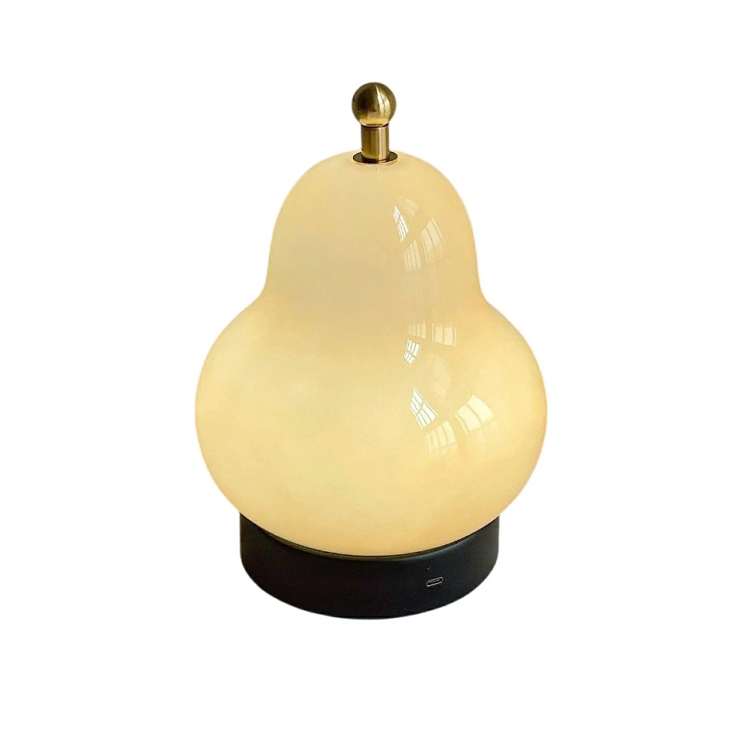 Cute Pear Table Lamp (built-in battery)