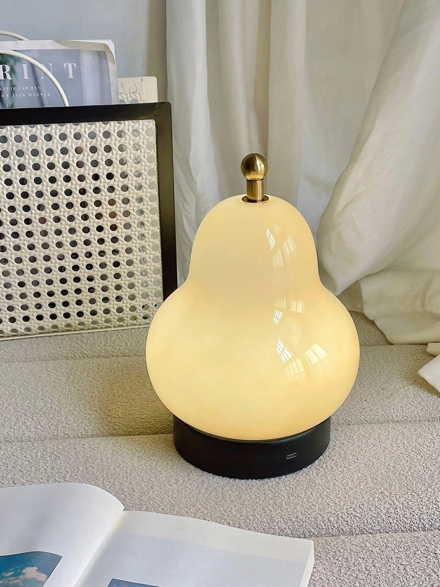 Cute Pear Table Lamp (built-in battery) - Image 10