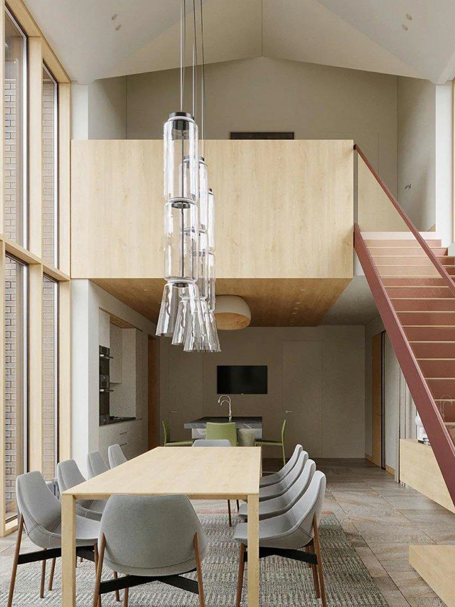 Cylindrical LED Pendant Light - Image 11