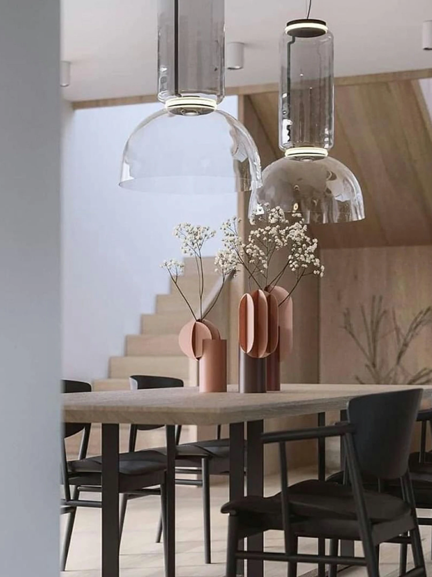 Cylindrical LED Pendant Light - Image 5