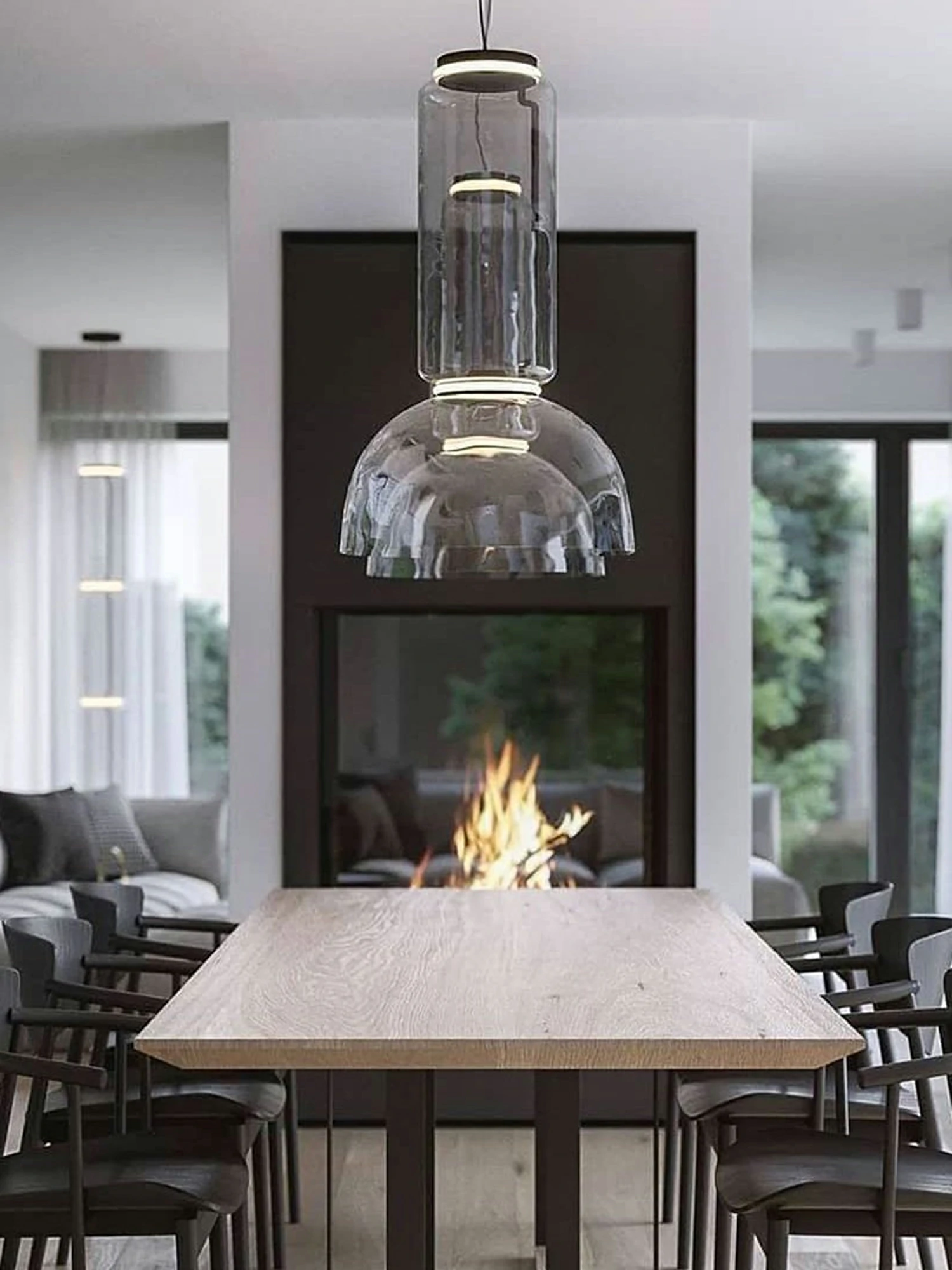 Cylindrical LED Pendant Light - Image 15