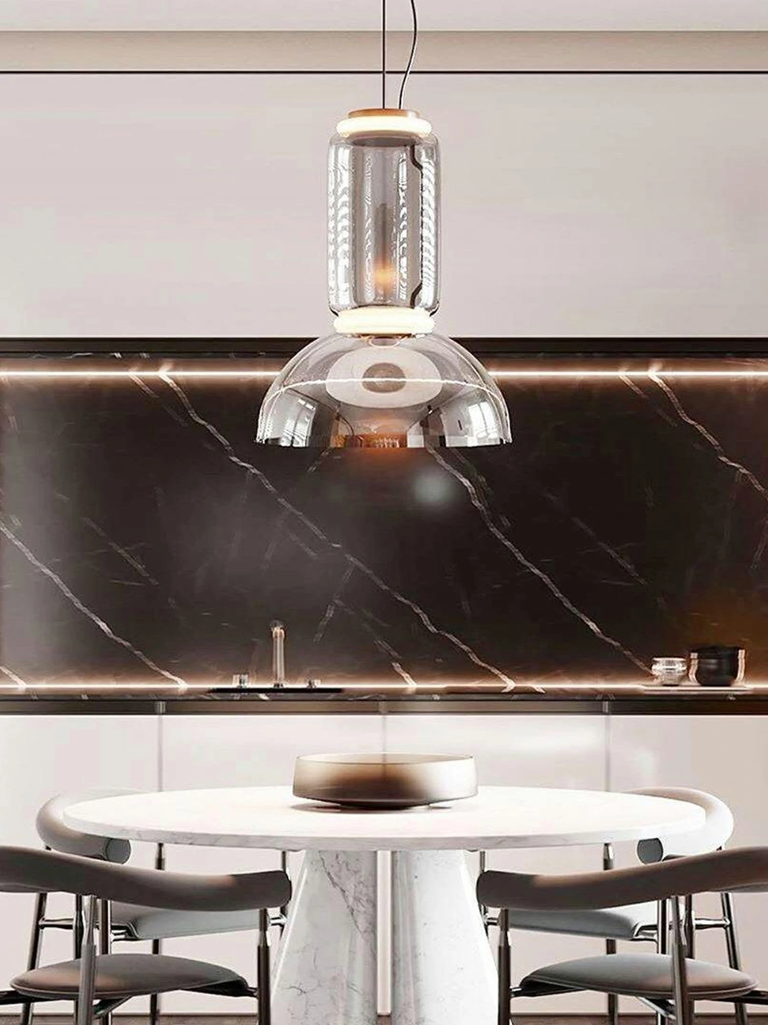 Cylindrical LED Pendant Light - Image 3